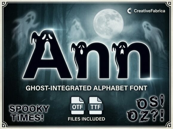 Ann: A Hauntingly Ethereal Typeface for Editorial Design