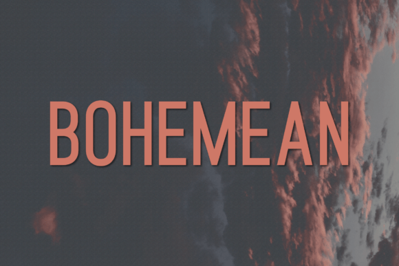 Bohemean: A Modern Sans Serif Typeface for Digital Brands