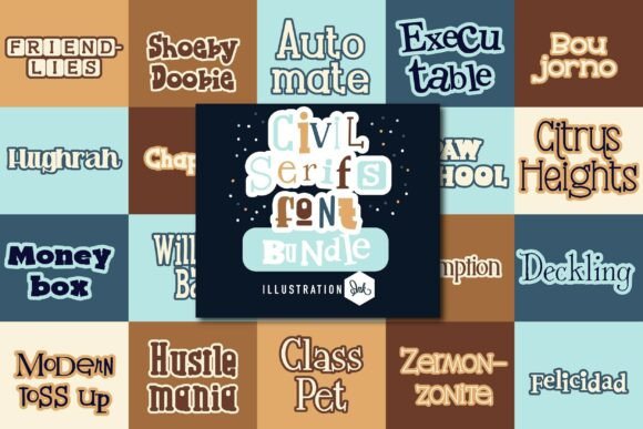 Civil Serifs: The Grounded Typeface for Handmade Branding