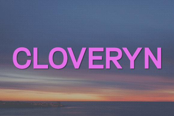 Cloveryn: The Modern Sans Serif Typeface for Authentic Branding