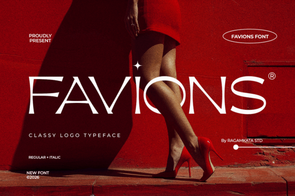 Favions: The Elegant Serif Font for Modern Luxury Branding