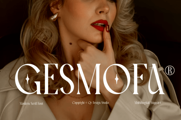 Gesmofa: The High-Fashion Serif for Premium Brand Identity