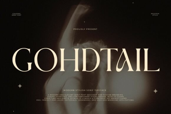 Gohdtail: A Modern Serif for Chic Brand Identity