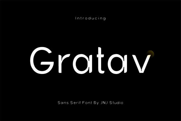 Gratav: The Modern Sans Serif Typeface for Clear Campaigns