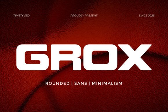 Grox: The Rounded Bold Sans Serif for Modern Branding