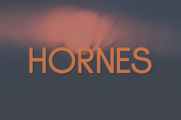 Hornes: A Modern Sans Serif Typeface for Real Branding Projects