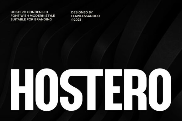 Hostero: The Modern Sans Serif Font for Handmade Brands