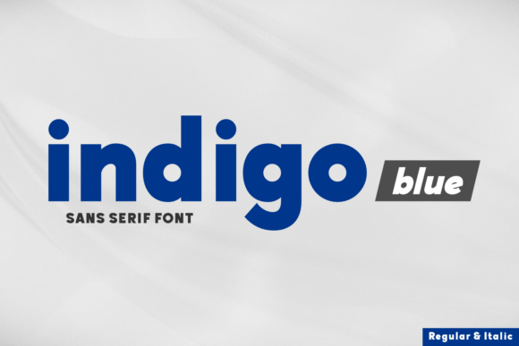 Indigo Blue: The Modern Typeface for Scroll-Stopping Campaigns