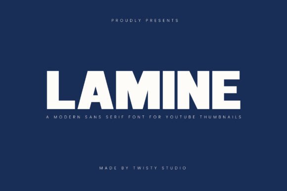 Lamine: The Bold Sans Serif Font for Handmade Brands