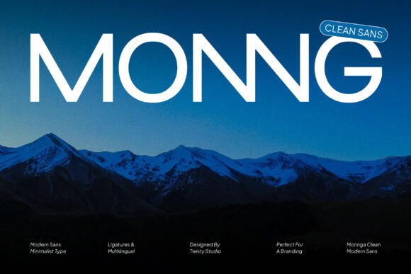 Monng: The Modern Typeface That Elevates Handmade Shop Branding