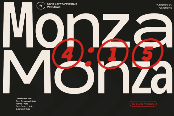 Monza Typeface: The Modern Sans Serif for Professional Branding