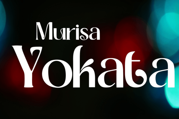 Murisa Yokata: A Modern Display Serif for Poetic Branding