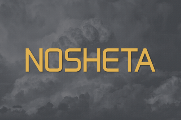 Nosheta: The Modern Sans Serif Typeface for Campaign Design