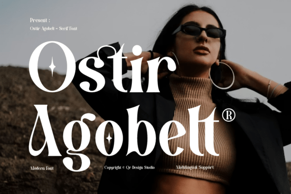 Ostir Agobelt: The Modern Serif Font for Elegant Craft Projects