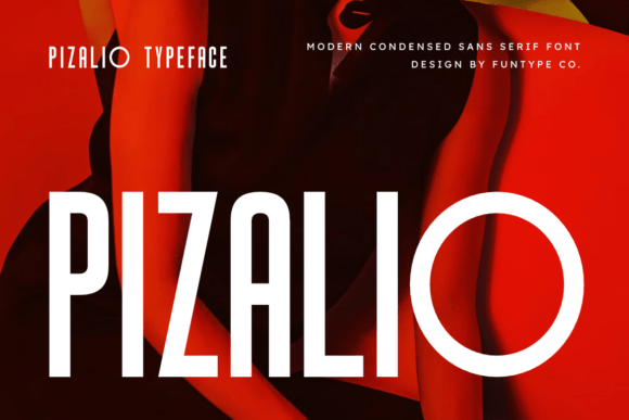 Pizalio: A Condensed Sans Serif Typeface for Modern Editorial Design