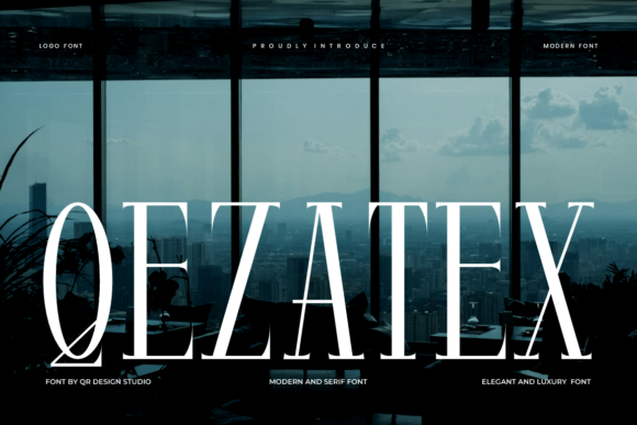 Qezatex Font Review: A Premium Serif for Modern Branding