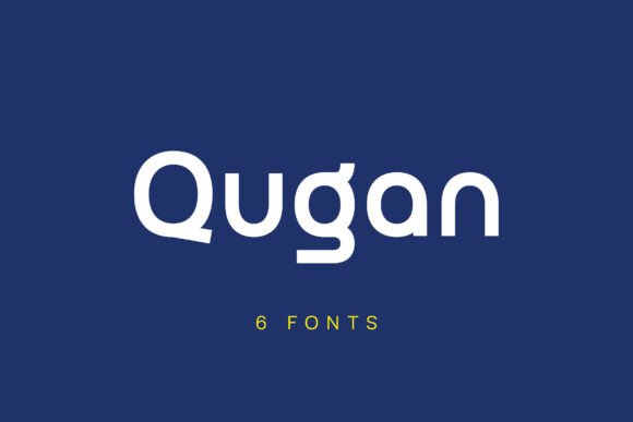 Qugan: A Modern Sans Serif Typeface for Editorial Design