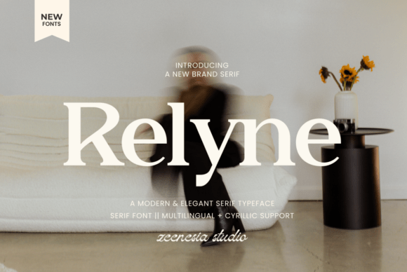 Relyne: The Perfect Serif Font for Handmade Product Branding