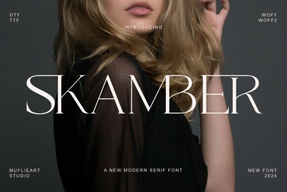 Skamber: The Modern Serif Font for Scroll-Stopping Campaigns