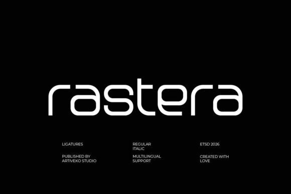 Why Rastera Is the Perfect Sans Serif for Modern Branding